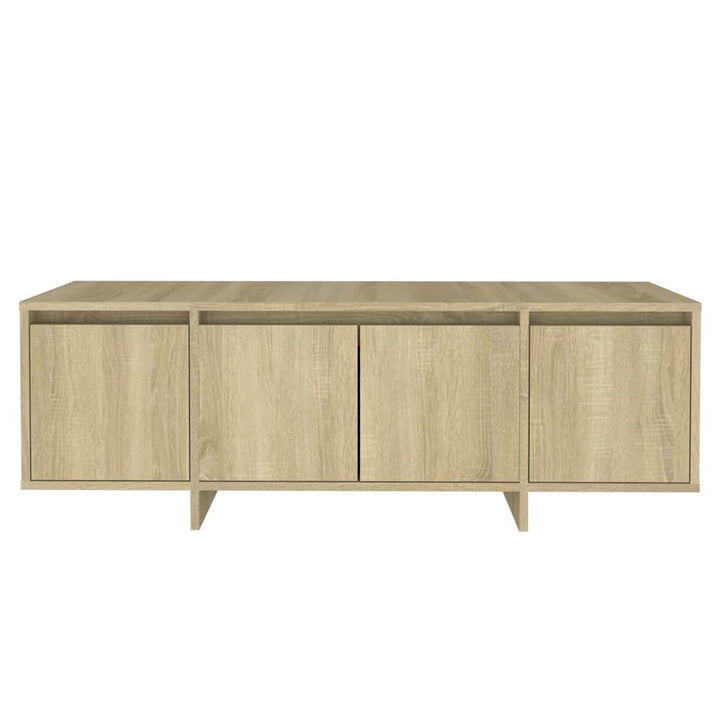 tv-bord 120x30x40,5 cm konstrueret træ sonoma-eg