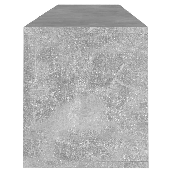 tv-bord 120x30x40,5 cm konstrueret træ betongrå