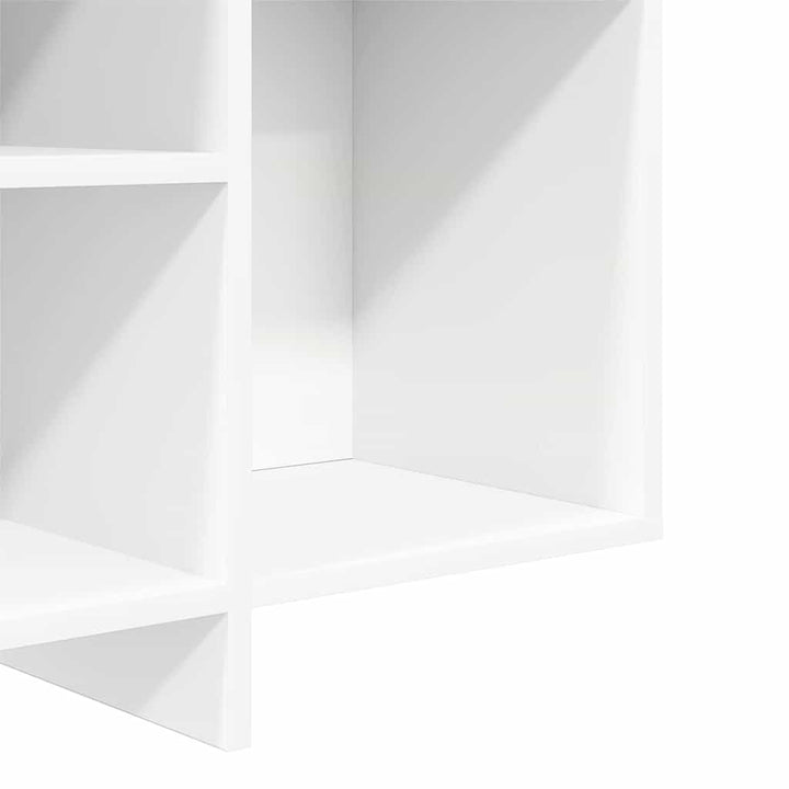 skænk 120x30x75 cm konstrueret træ hvid
