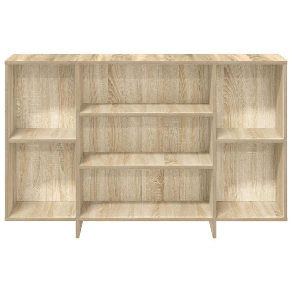 skænk 120x30x75 cm konstrueret træ sonoma-eg