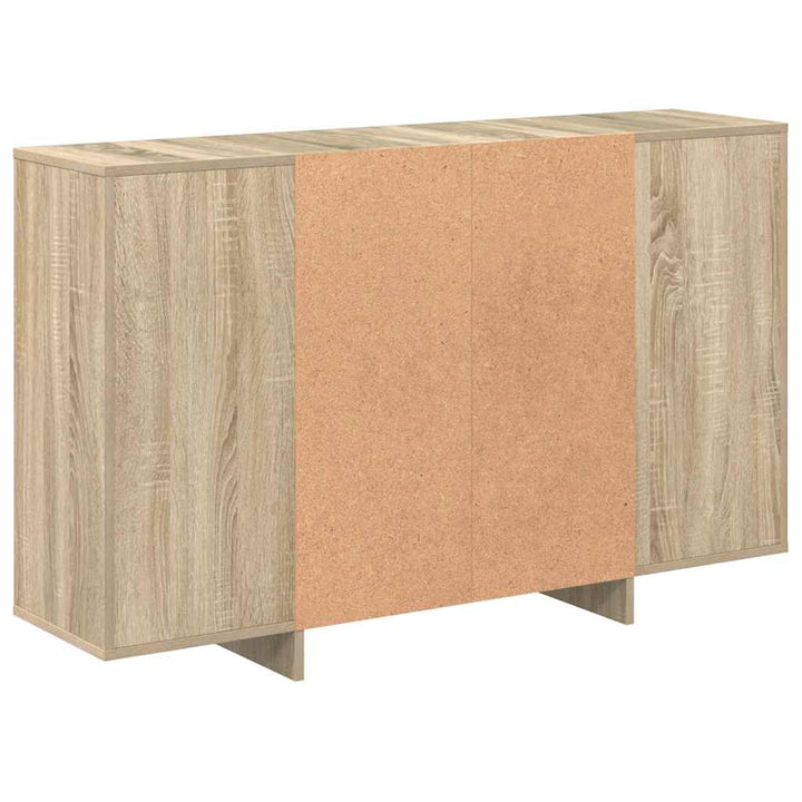 skænk 120x30x75 cm konstrueret træ sonoma-eg