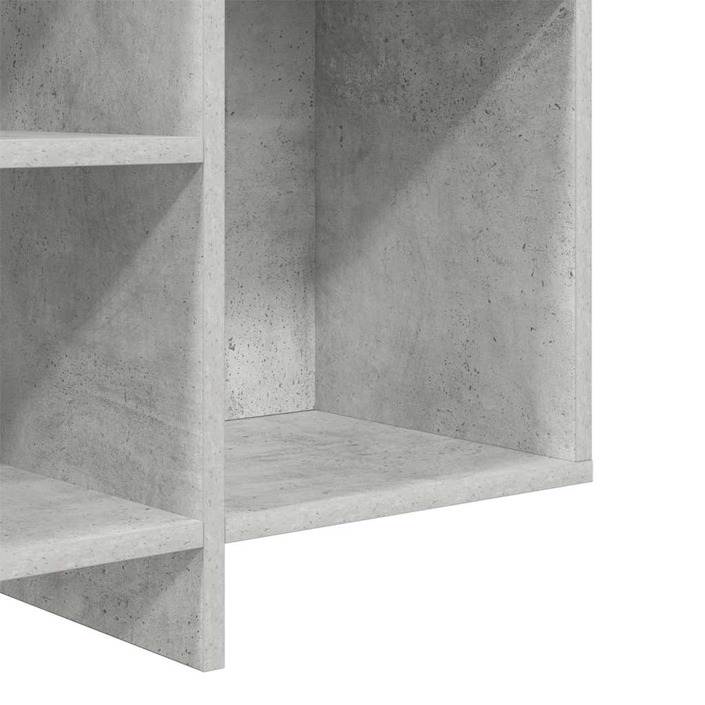 skænk 120x30x75 cm konstrueret træ betongrå