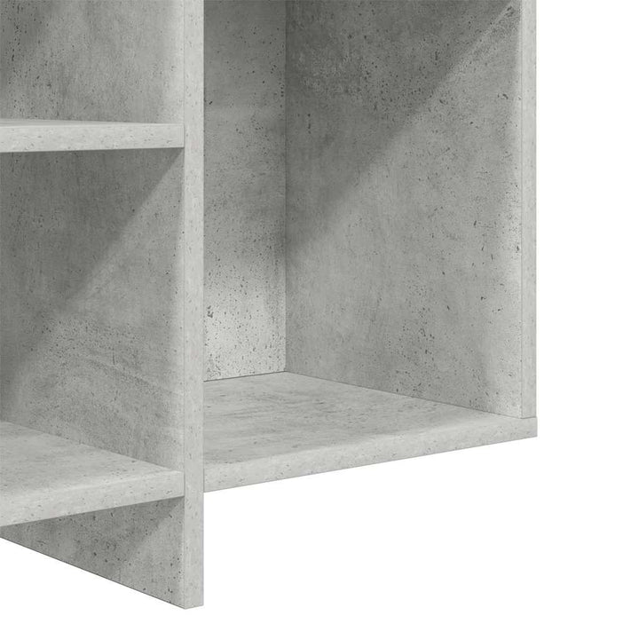 skænk 120x30x75 cm konstrueret træ betongrå