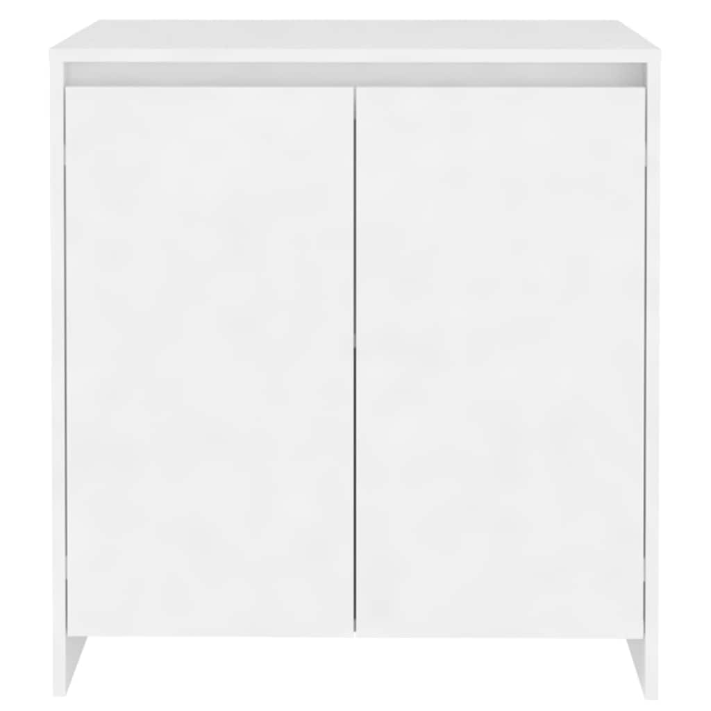 skænk 70x41x75 cm konstrueret træ hvid