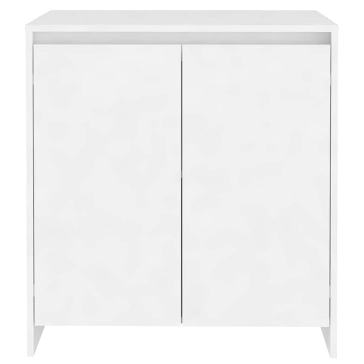 skænk 70x41x75 cm konstrueret træ hvid