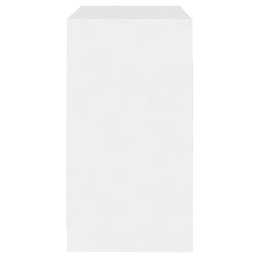 skænk 70x41x75 cm konstrueret træ hvid