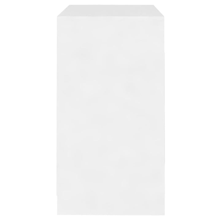 skænk 70x41x75 cm konstrueret træ hvid
