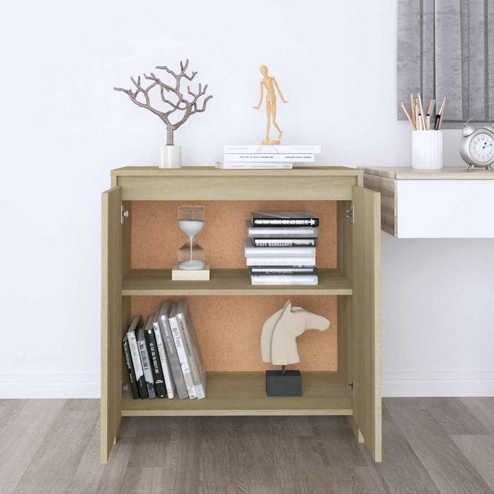 skænk 70x41x75 cm konstrueret træ sonoma-eg