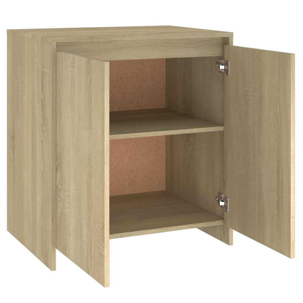 skænk 70x41x75 cm konstrueret træ sonoma-eg
