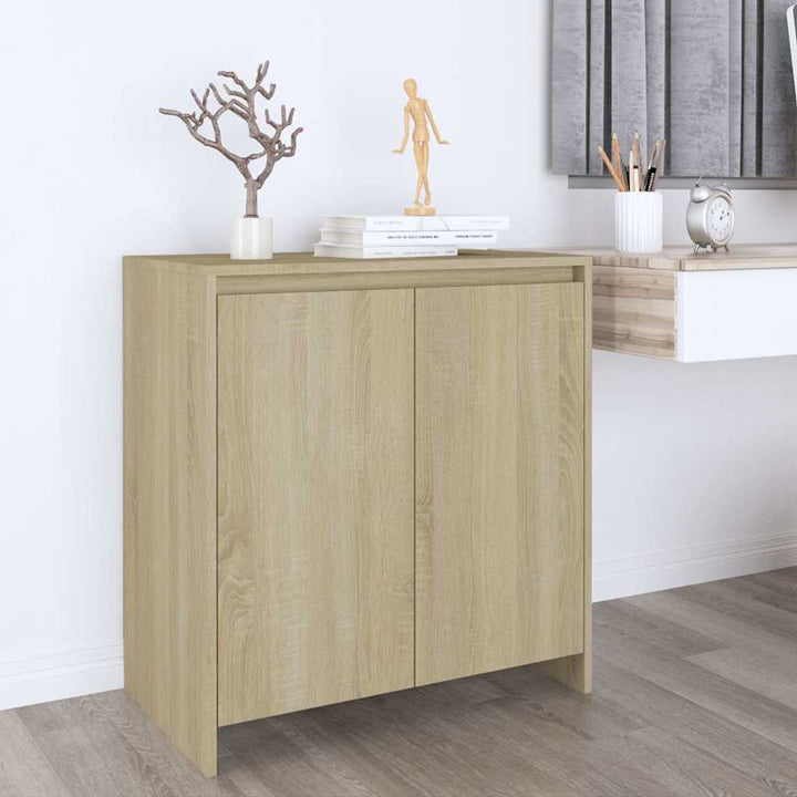 skænk 70x41x75 cm konstrueret træ sonoma-eg