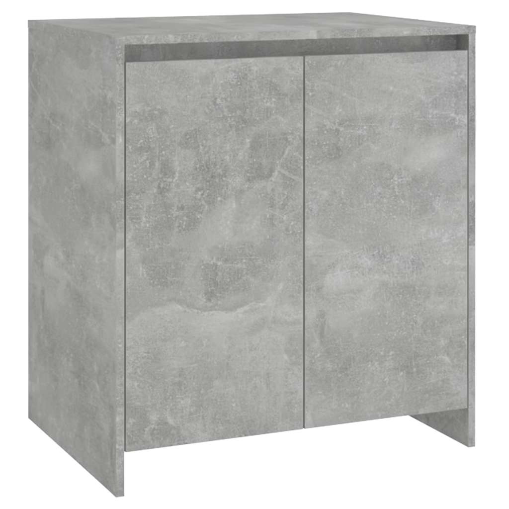 skænk 70x41x75 cm konstrueret træ betongrå