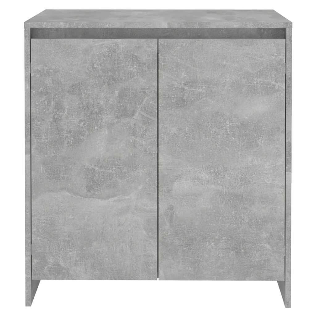 skænk 70x41x75 cm konstrueret træ betongrå