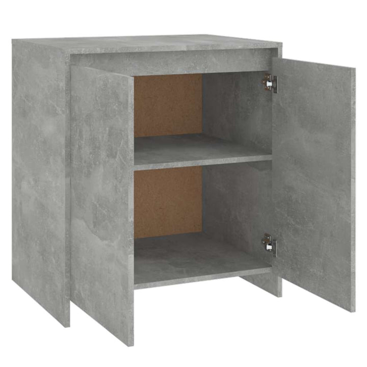 skænk 70x41x75 cm konstrueret træ betongrå