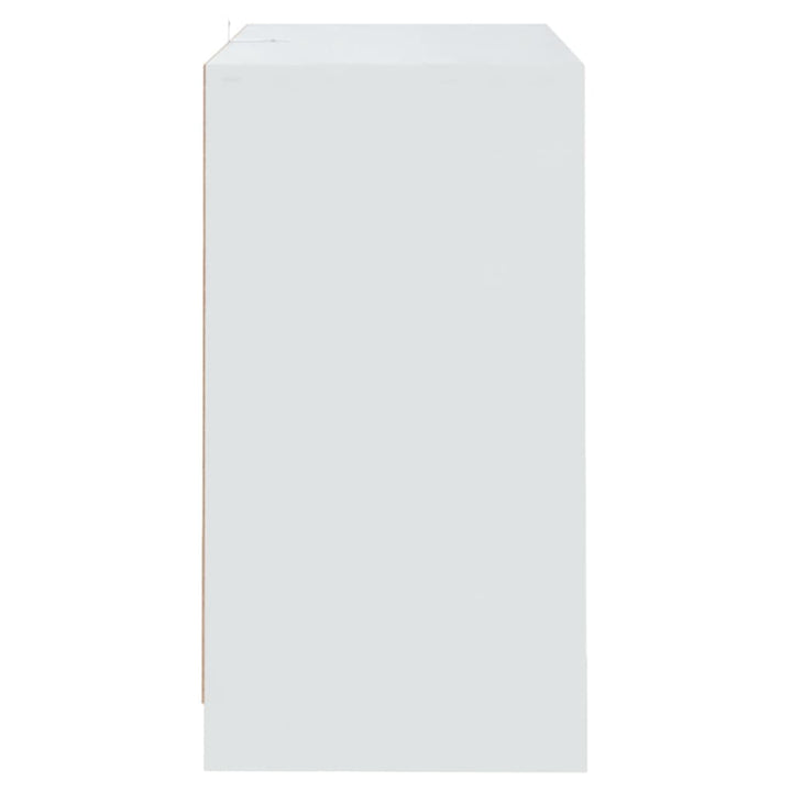 skænk 70x41x75 cm konstrueret træ hvid