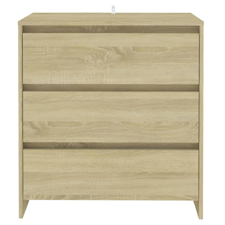 skænk 70x41x75 cm konstrueret træ sonoma-eg