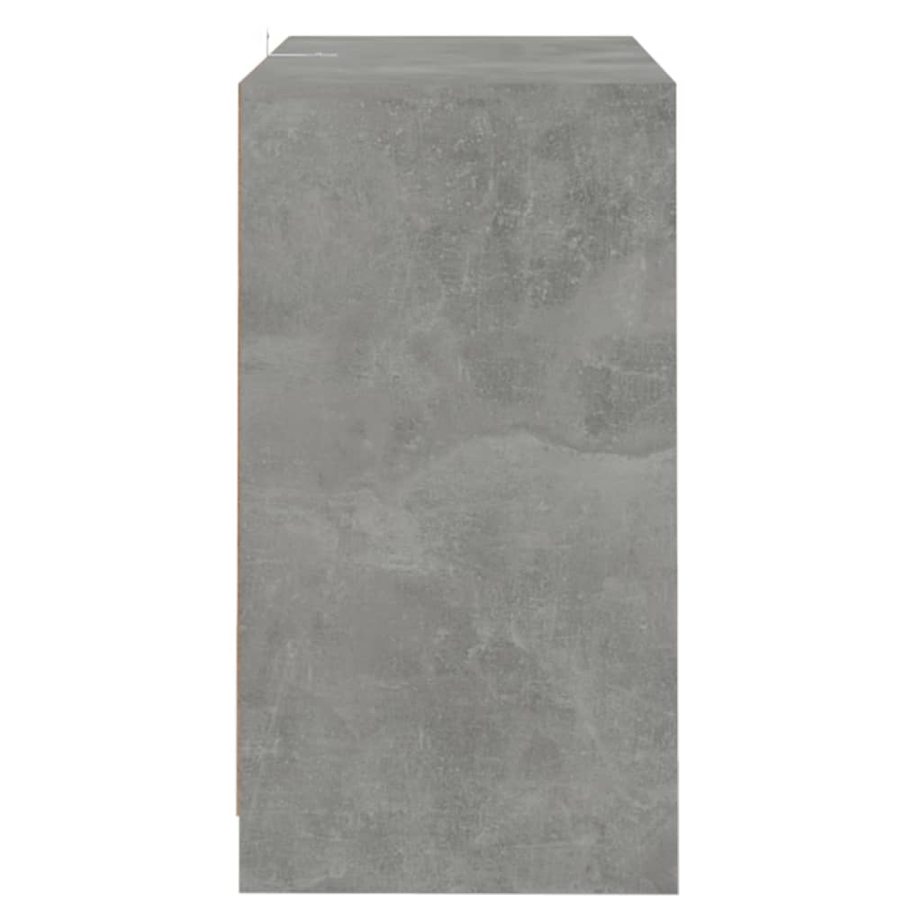 skænk 70x41x75 cm konstrueret træ betongrå