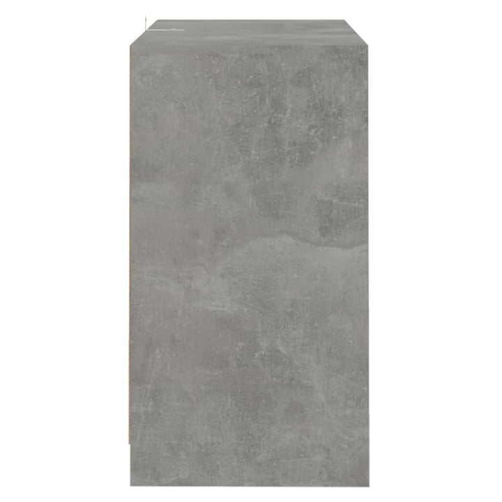 skænk 70x41x75 cm konstrueret træ betongrå