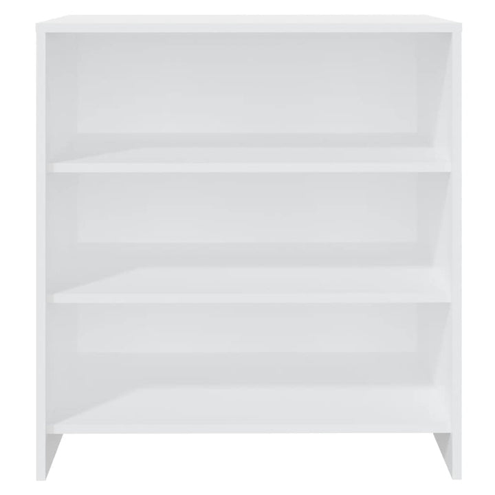 skænk 70x40,5x75 cm konstrueret træ hvid