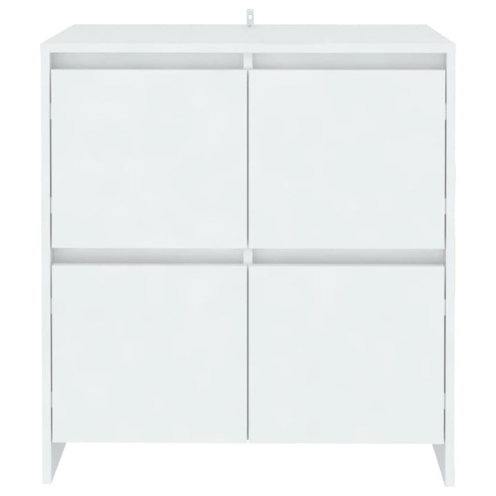 skænk 70x41x75 cm konstrueret træ hvid