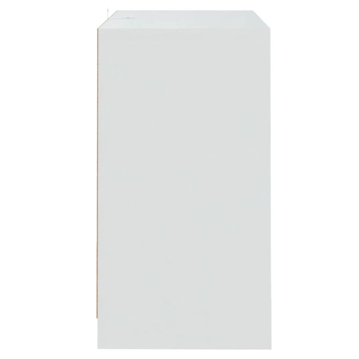 skænk 70x41x75 cm konstrueret træ hvid