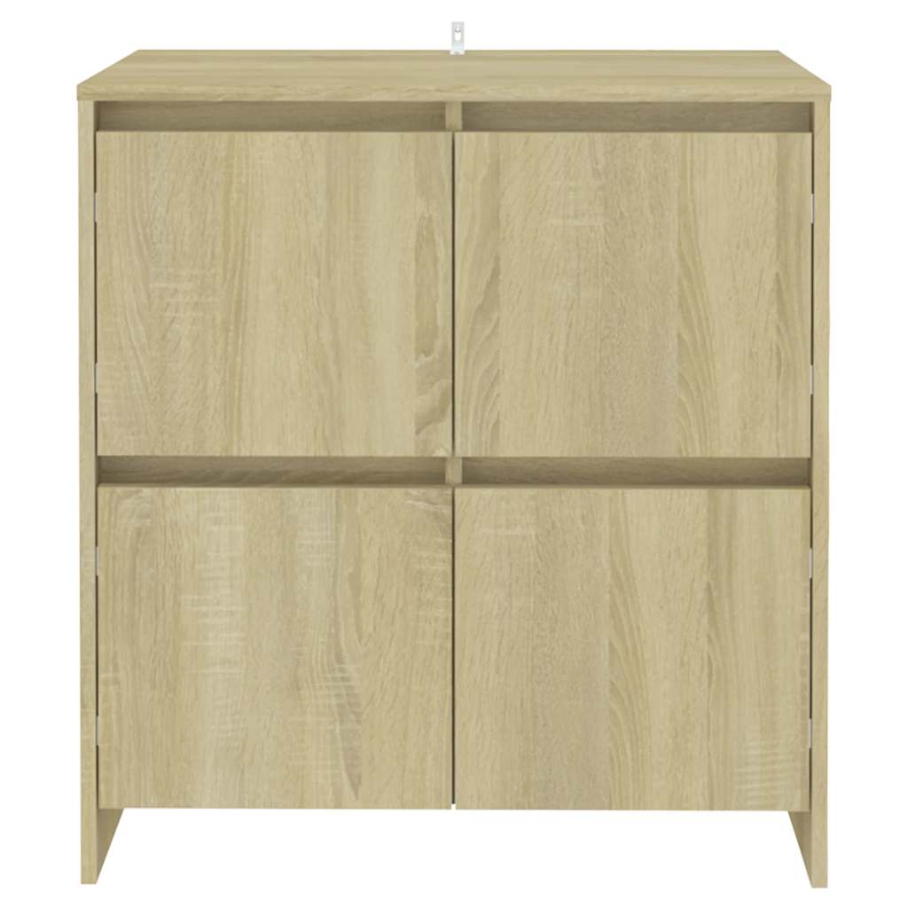 skænk 70x41x75 cm konstrueret træ sonoma-eg