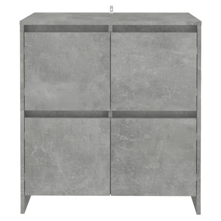 skænk 70x41x75 cm konstrueret træ betongrå