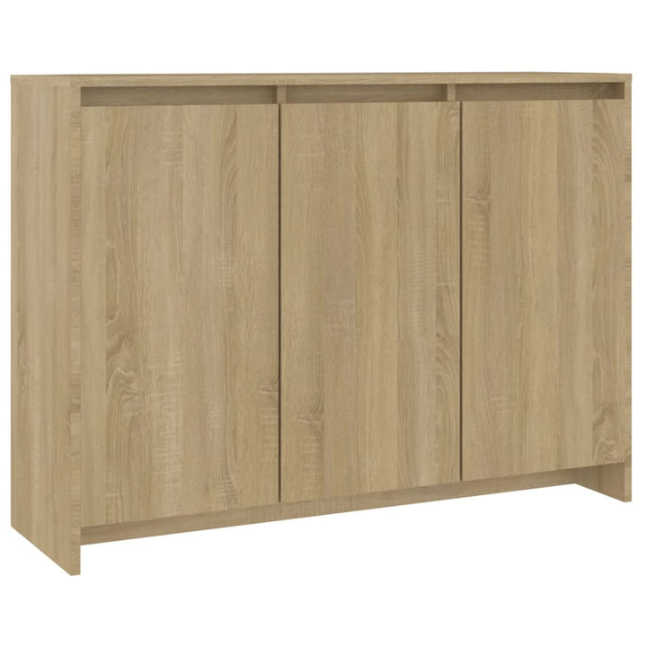 skænk 102x33x75 cm konstrueret træ sonoma-eg