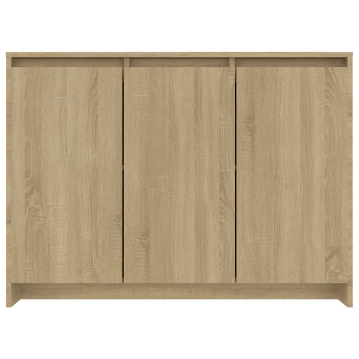 skænk 102x33x75 cm konstrueret træ sonoma-eg