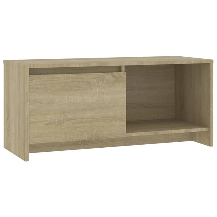 tv-bord 90x35x40 cm konstrueret træ sonoma-eg