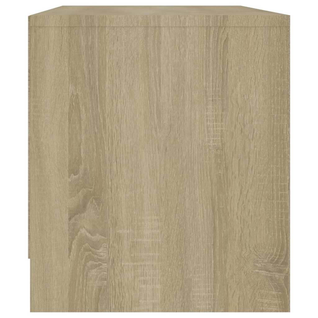 tv-bord 90x35x40 cm konstrueret træ sonoma-eg