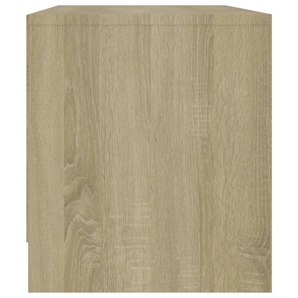 tv-bord 90x35x40 cm konstrueret træ sonoma-eg