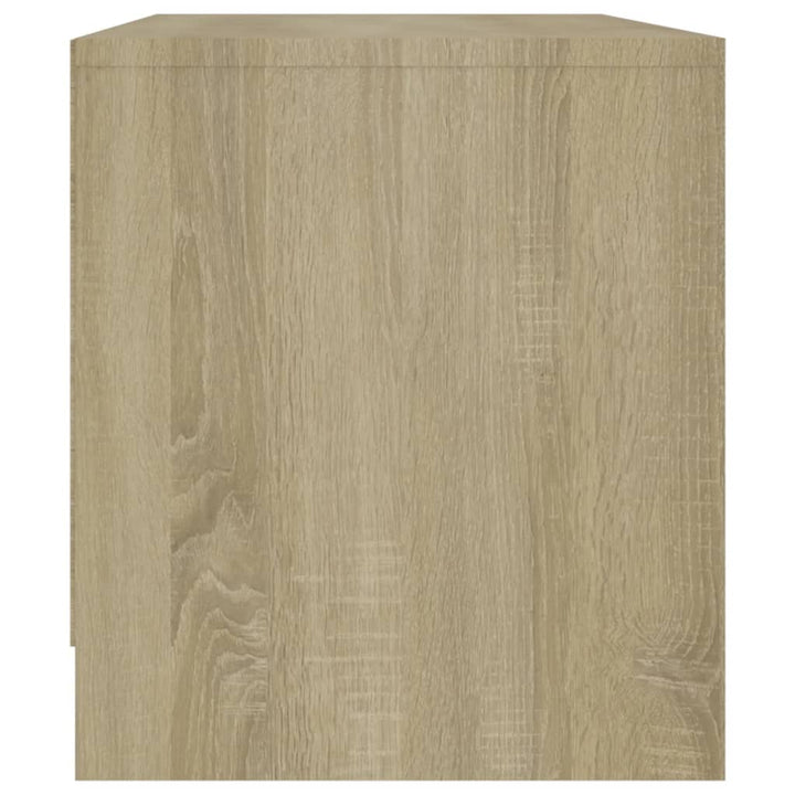tv-bord 90x35x40 cm konstrueret træ sonoma-eg