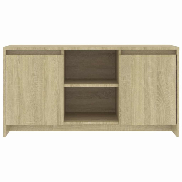 tv-bord 102x37,5x52,5 cm konstrueret træ sonoma-eg