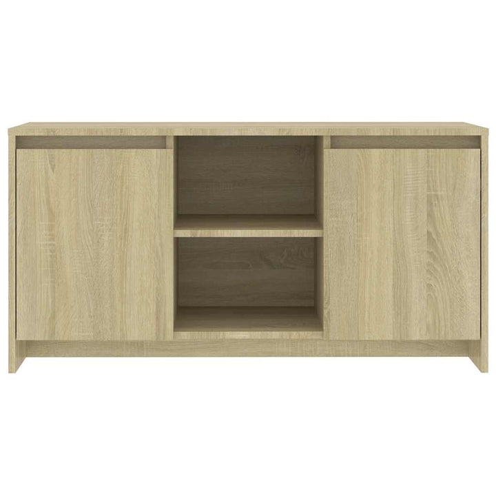 tv-bord 102x37,5x52,5 cm konstrueret træ sonoma-eg