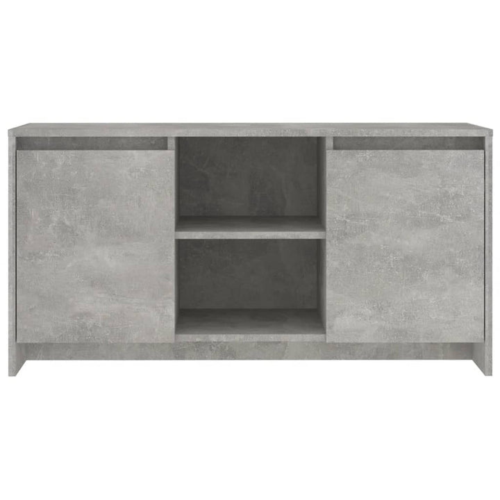tv-bord 102x37,5x52,5 cm konstrueret træ betongrå