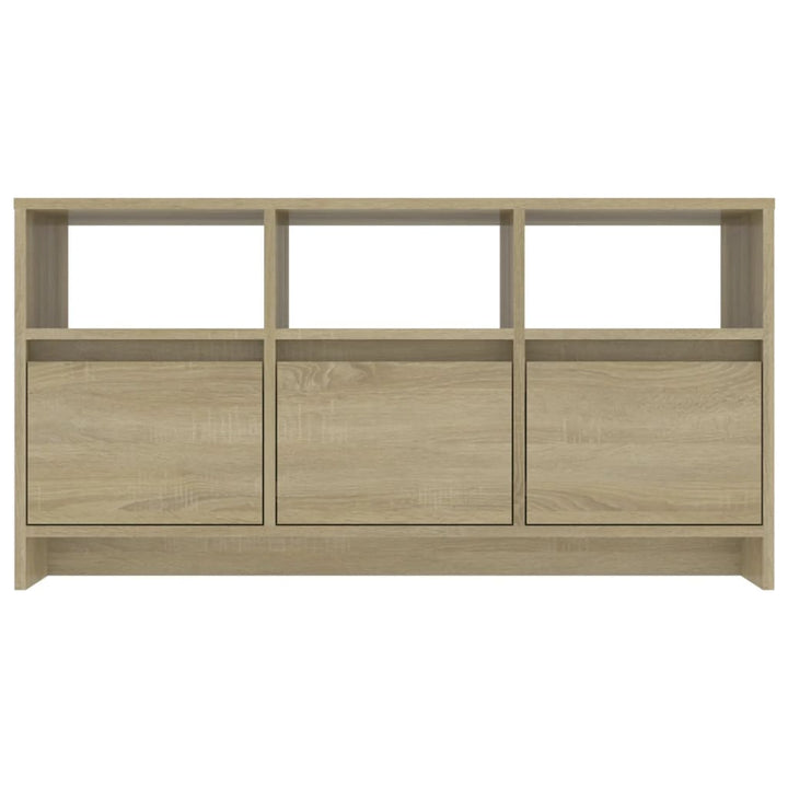 tv-bord 102x37,5x52,5 cm konstrueret træ sonoma-eg