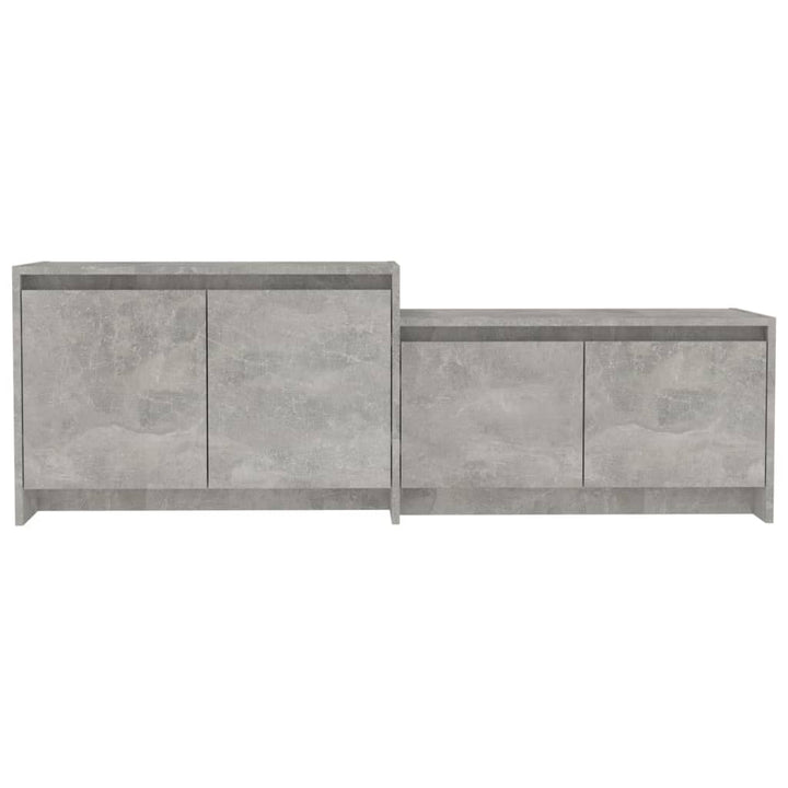 tv-bord 146,5x35x50 cm konstrueret træ betongrå