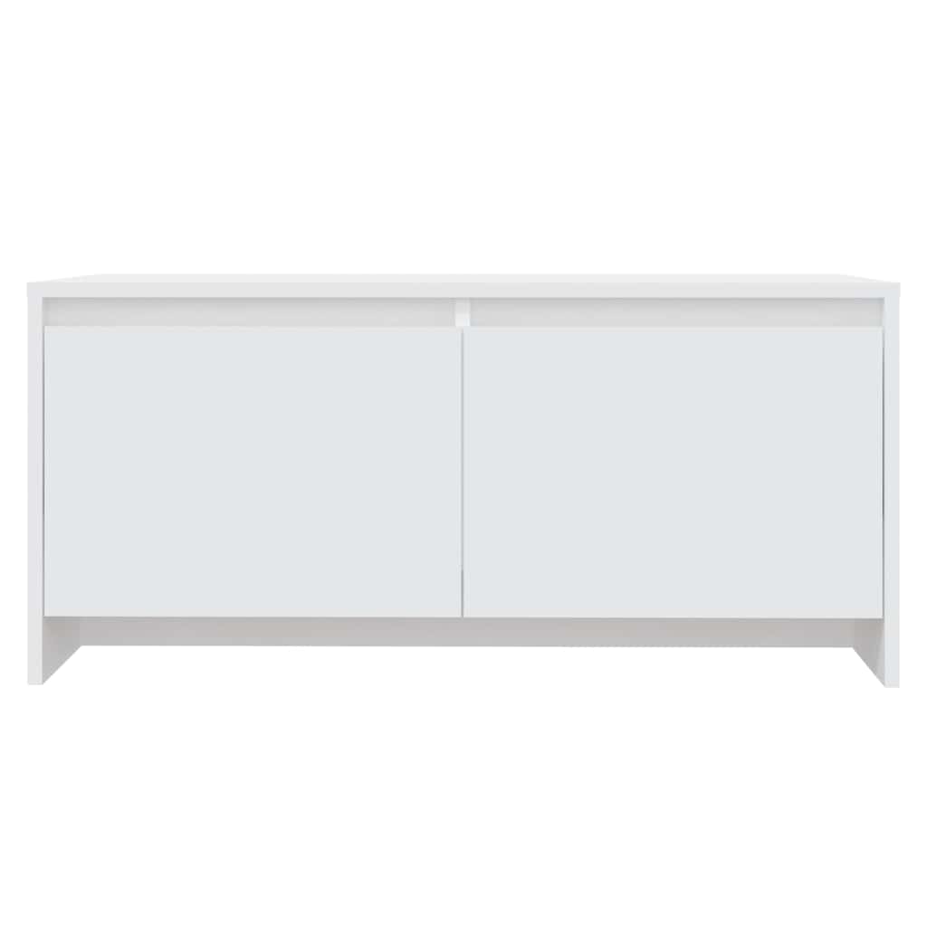 sofabord 90x50x41,5 cm konstrueret træ hvid