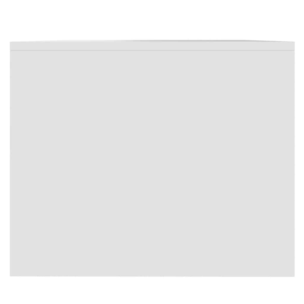 sofabord 90x50x41,5 cm konstrueret træ hvid