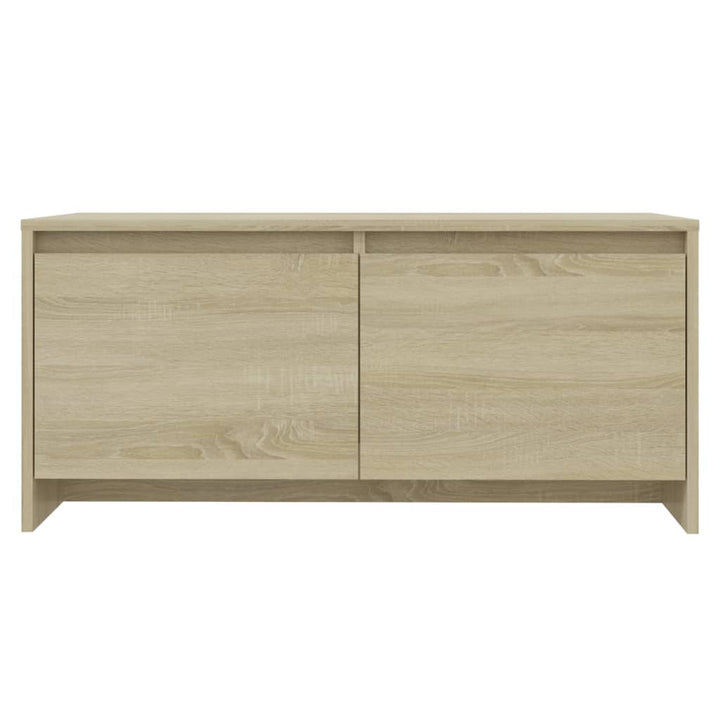 sofabord 90x50x41,5 cm konstrueret træ sonoma-eg
