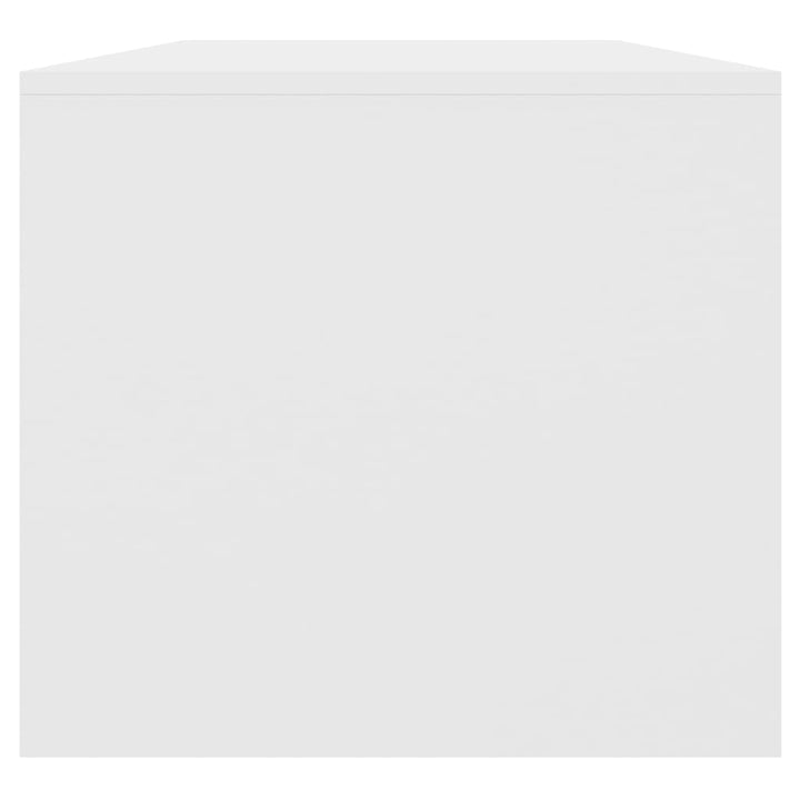 sofabord 102x50x45 cm konstrueret træ hvid