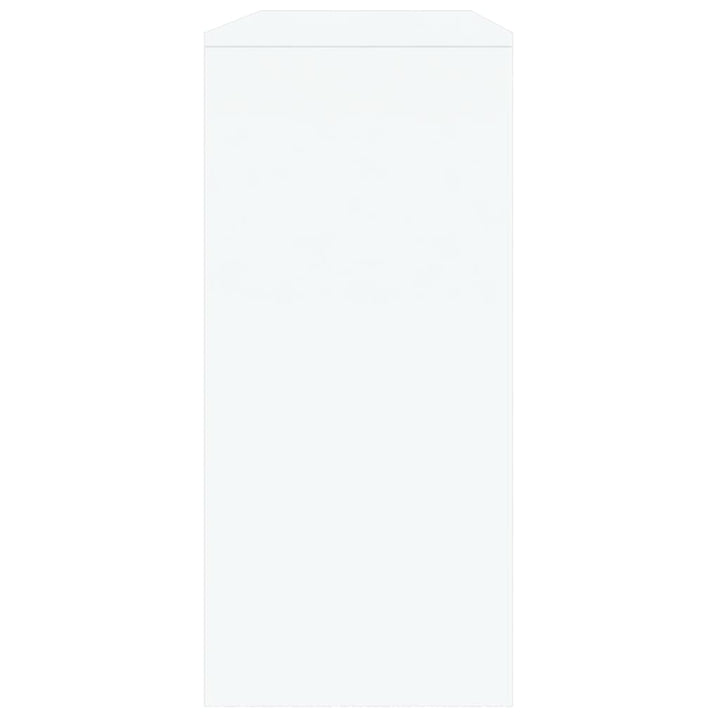 konsolbord 100x35x76,5 cm konstrueret træ hvid