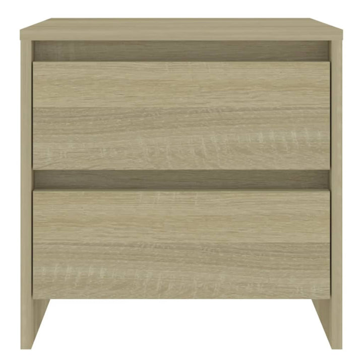 sengebord 45x34,5x44,5 cm konstrueret træ sonoma-eg