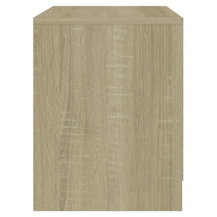 sengebord 45x34,5x44,5 cm konstrueret træ sonoma-eg