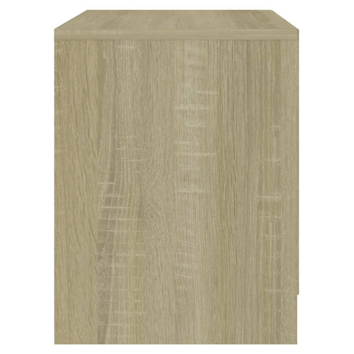 sengebord 45x34,5x44,5 cm konstrueret træ sonoma-eg