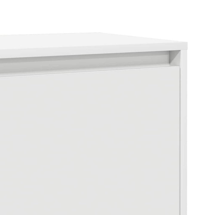 sengeborde 2 stk. 45x34x44,5 cm konstrueret træ hvid