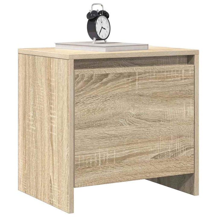 sengebord 45x34x44,5 cm konstrueret træ sonoma-eg