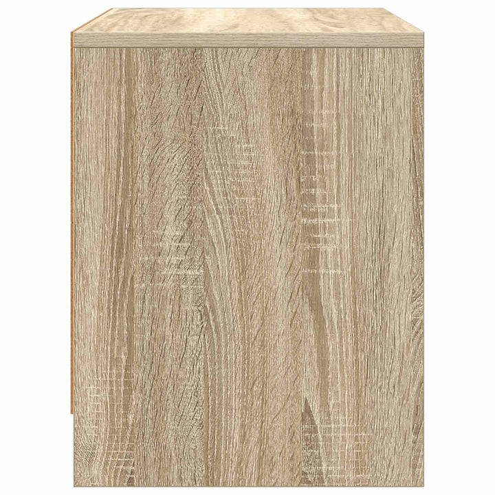 sengebord 45x34x44,5 cm konstrueret træ sonoma-eg