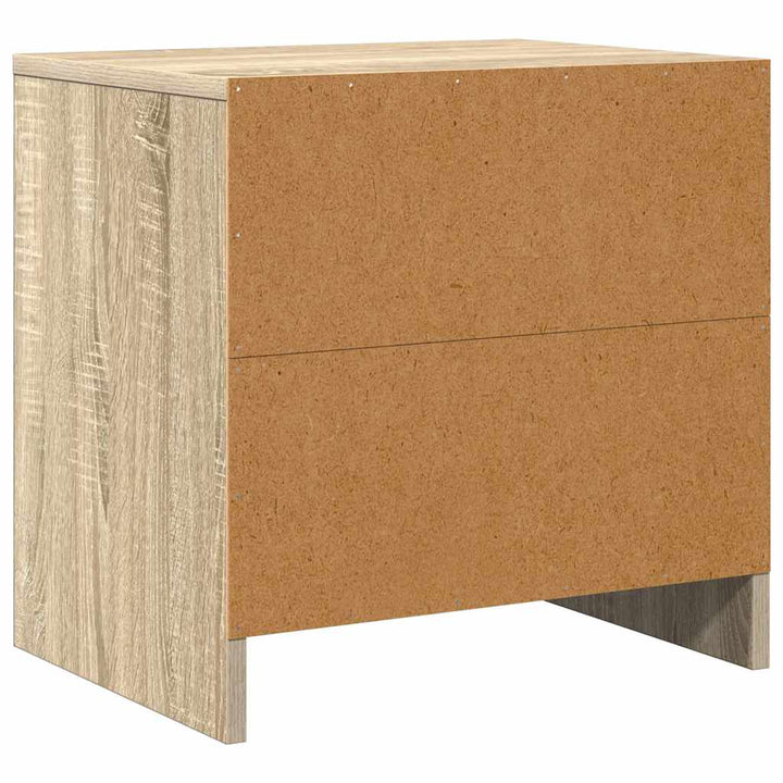 sengebord 45x34x44,5 cm konstrueret træ sonoma-eg
