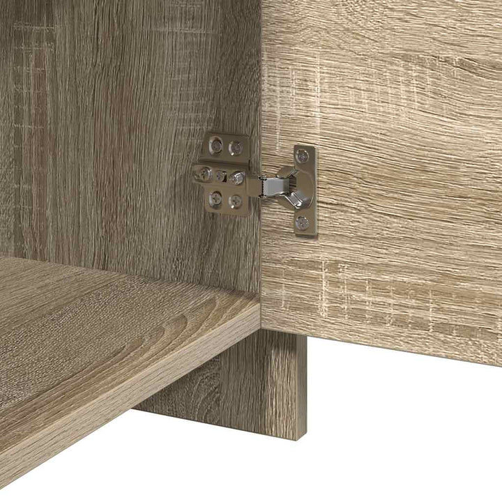 sengebord 45x34x44,5 cm konstrueret træ sonoma-eg